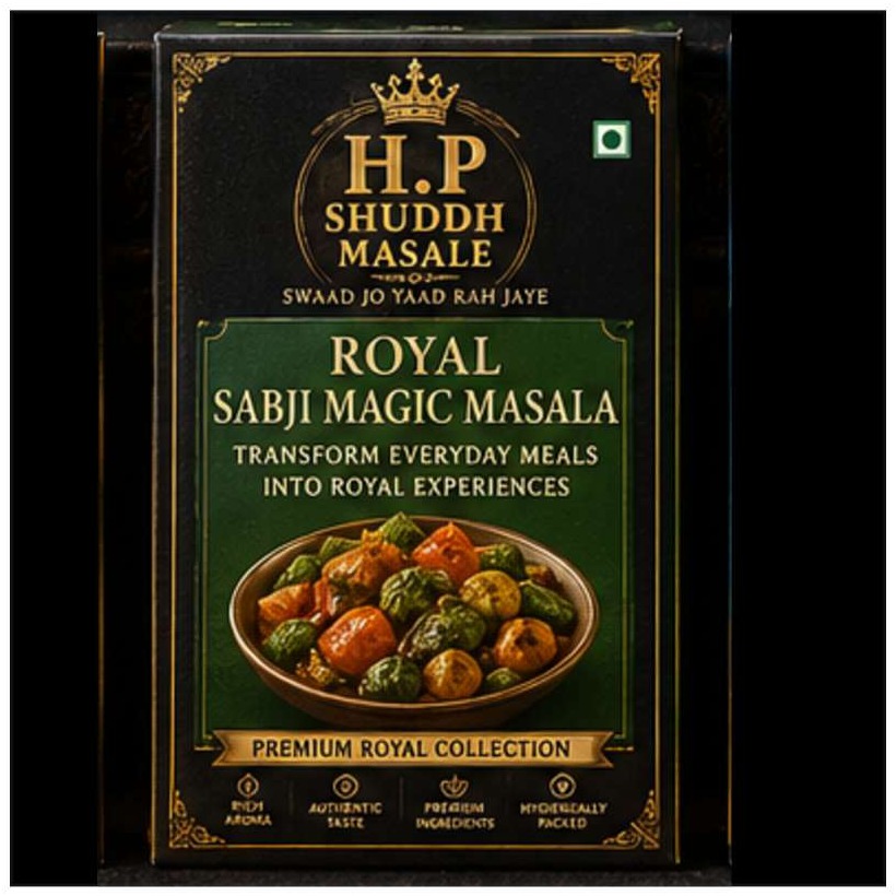 Royal Sabji Magic Masala — H.P Shuddh Masale full packaging