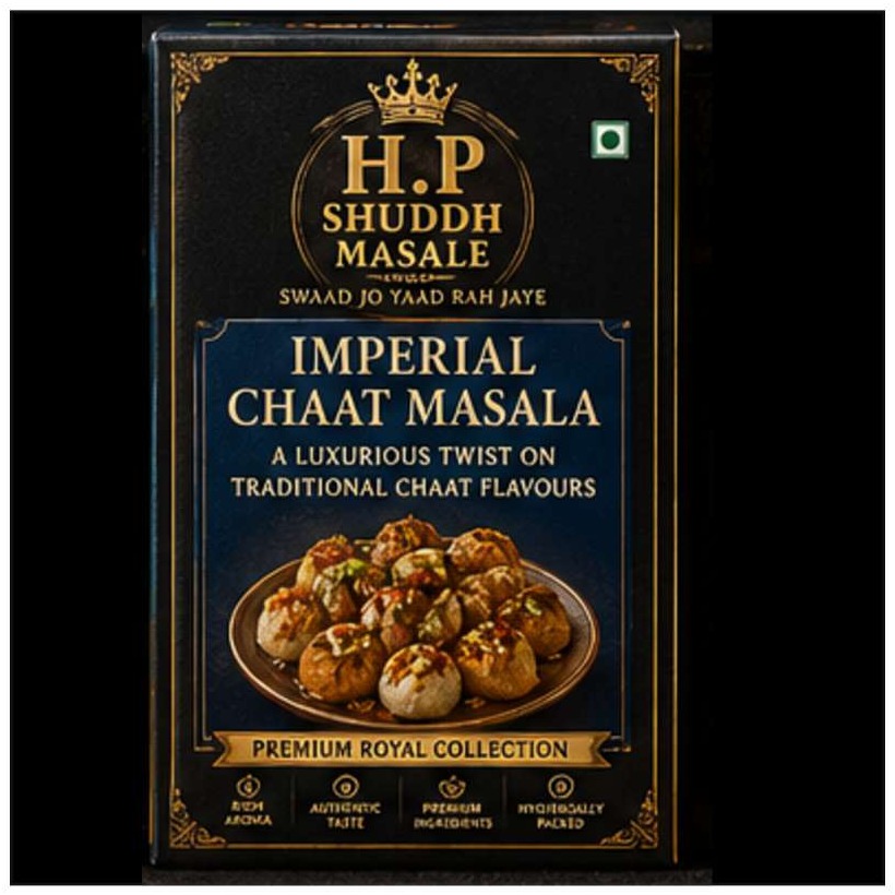 Imperial Chaat Masala — H.P Shuddh Masale full packaging