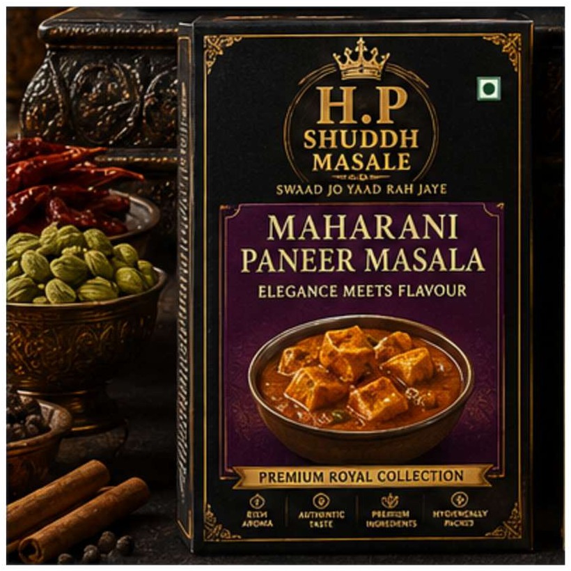 Maharani Paneer Masala — H.P Shuddh Masale full packaging